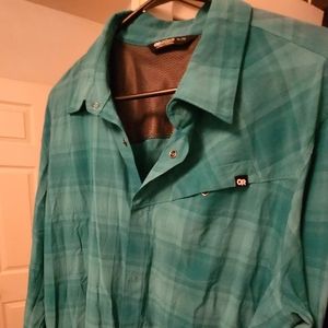 Men's lightweight  hiking / fishing shirt. Brand new. Outdoor Research xxl